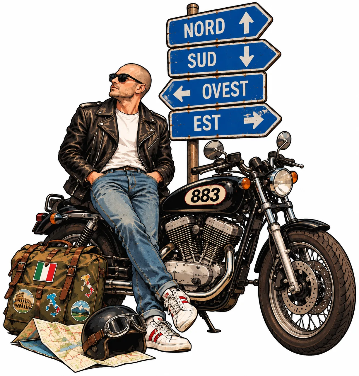 NORD SUD OVEST EST